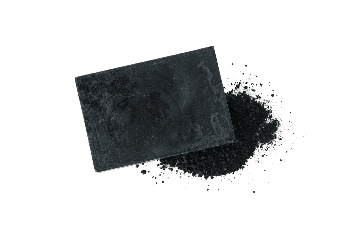 Natural handmade soap isolated on white background